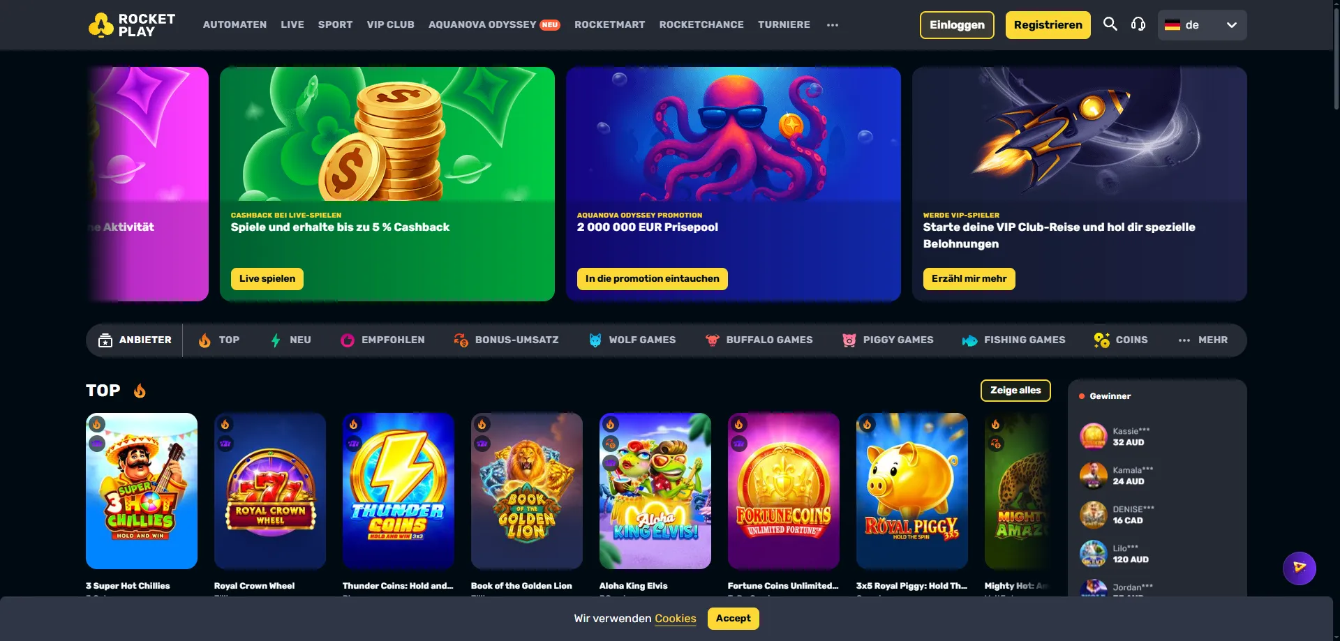 Rocketplay Casino overview — legit and safe online casino 2026