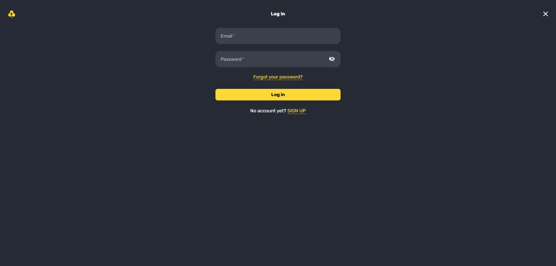 Rocketplay Casino 29 login page on current working mirror